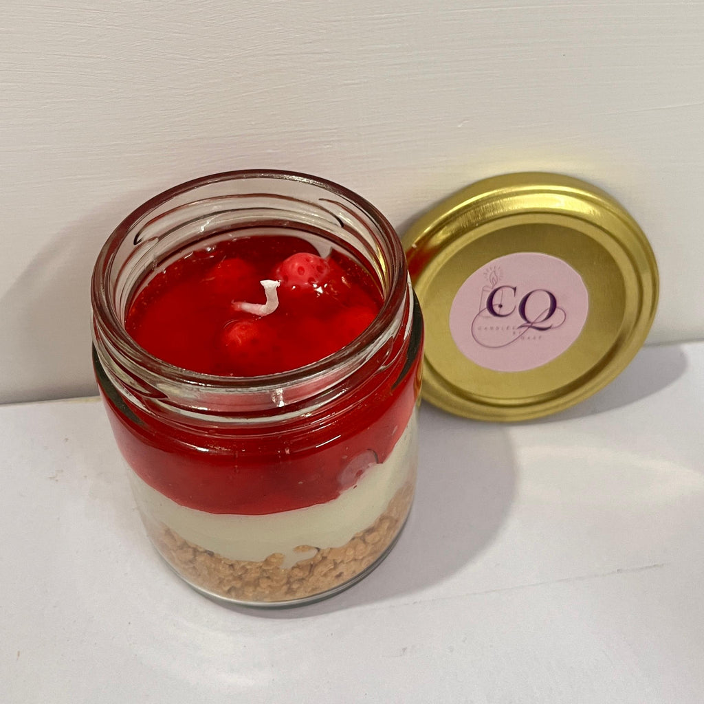 Strawberry Cheese Cake Jar