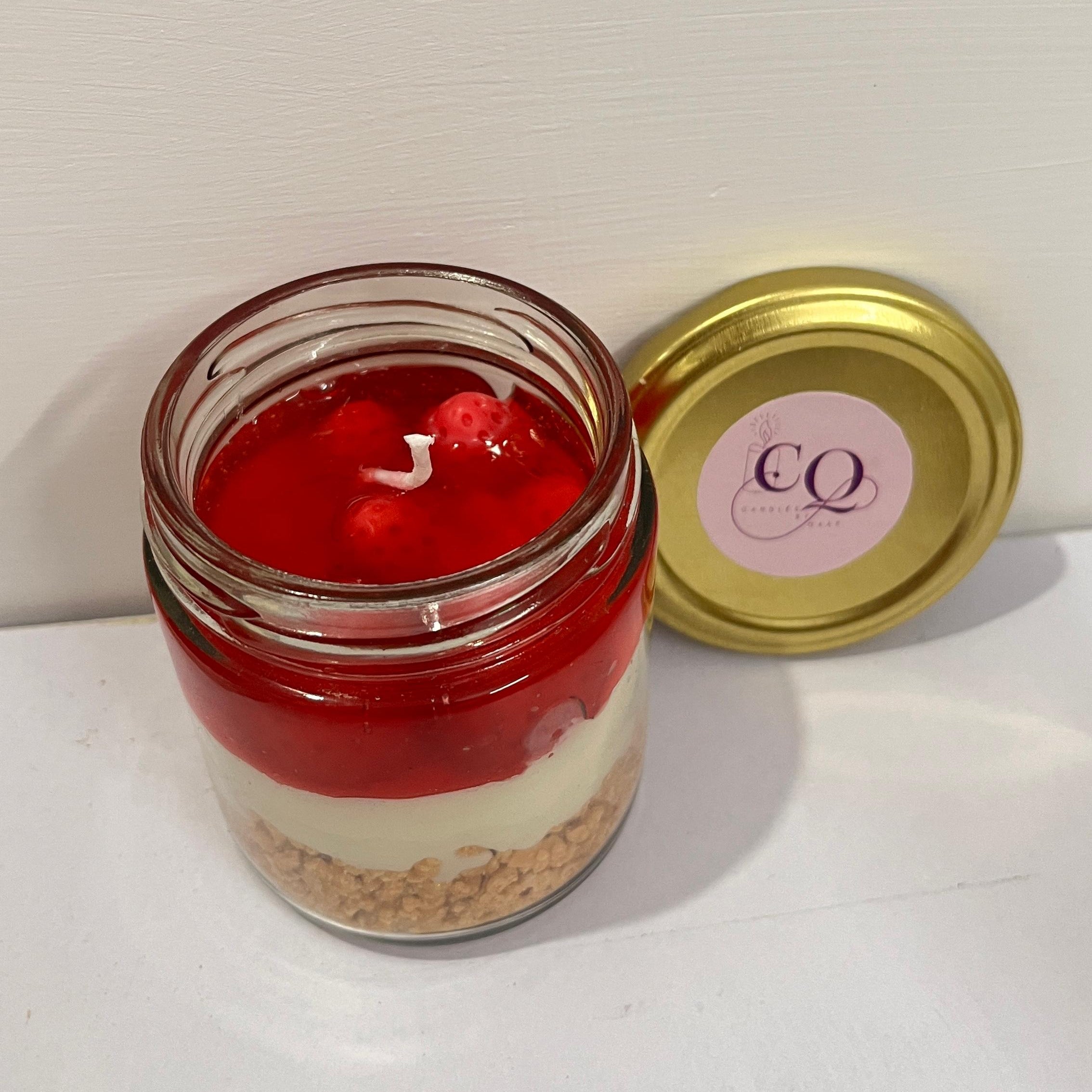 Strawberry Cheese Cake Jar