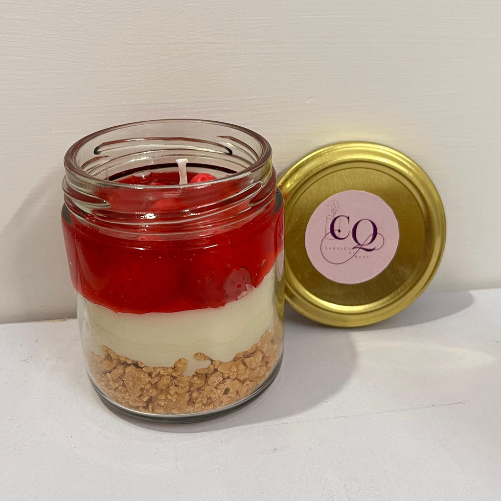 Strawberry Cheese Cake Jar