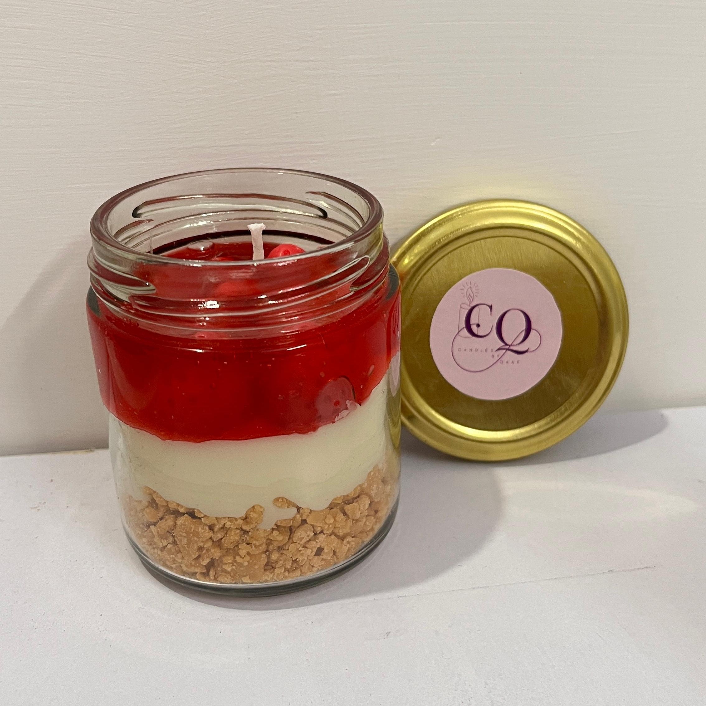 Strawberry Cheese Cake Jar