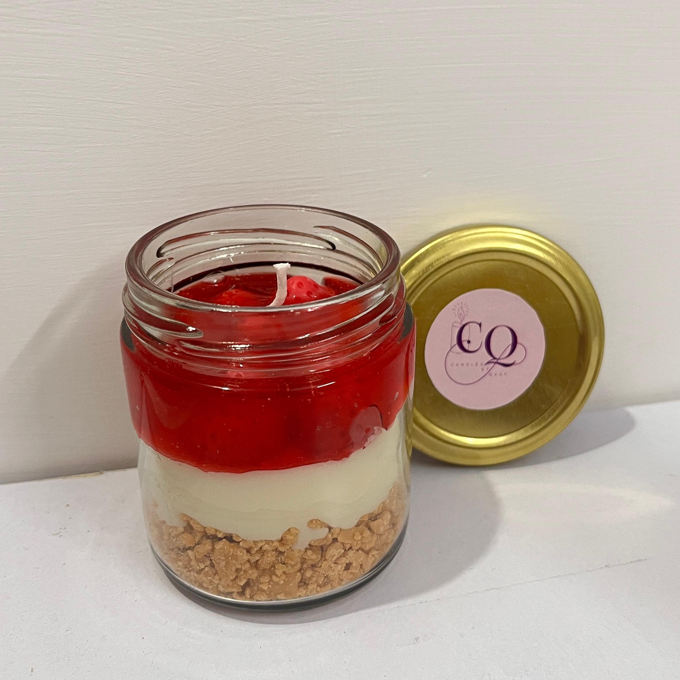 Strawberry Cheese Cake Jar