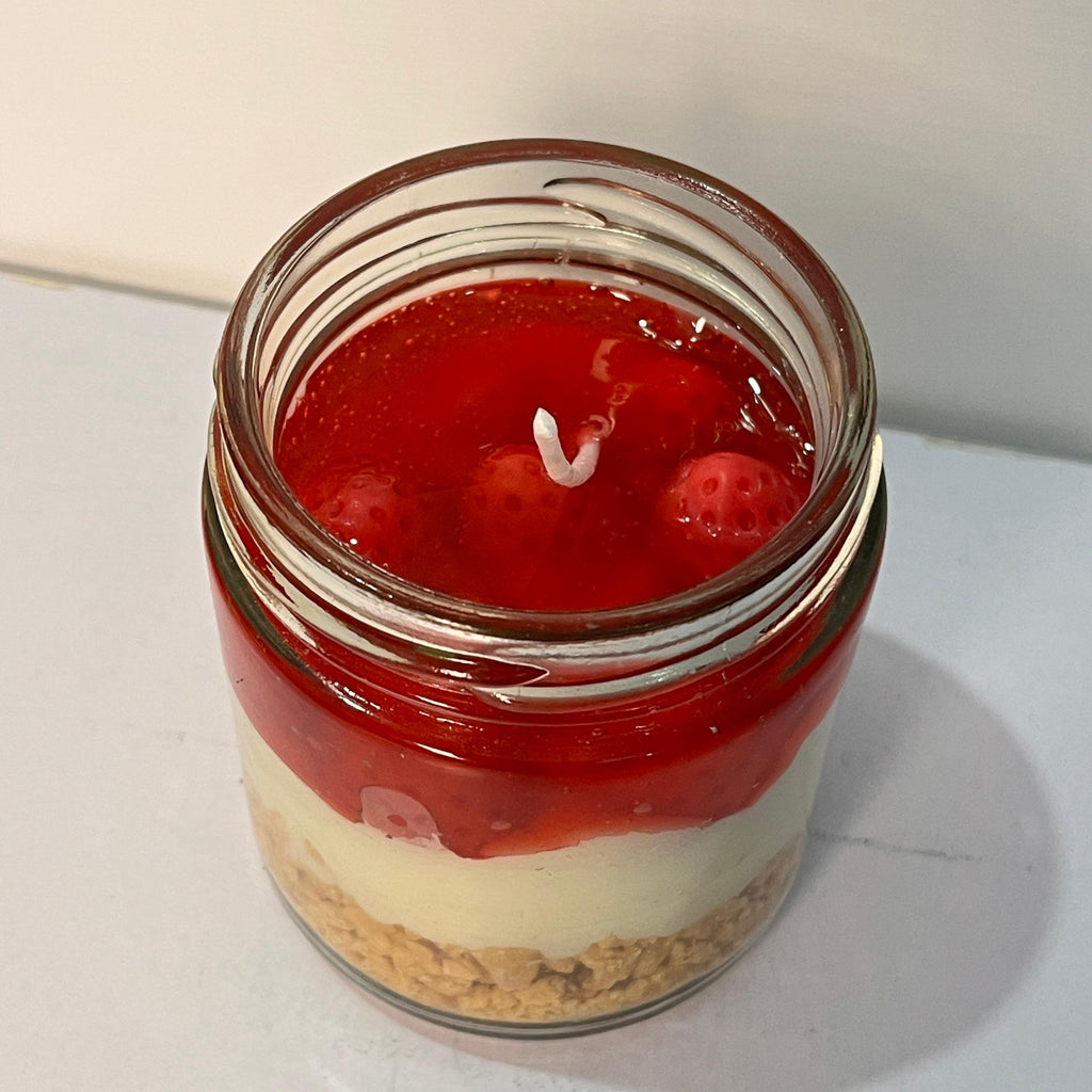 Strawberry Cheese Cake Jar