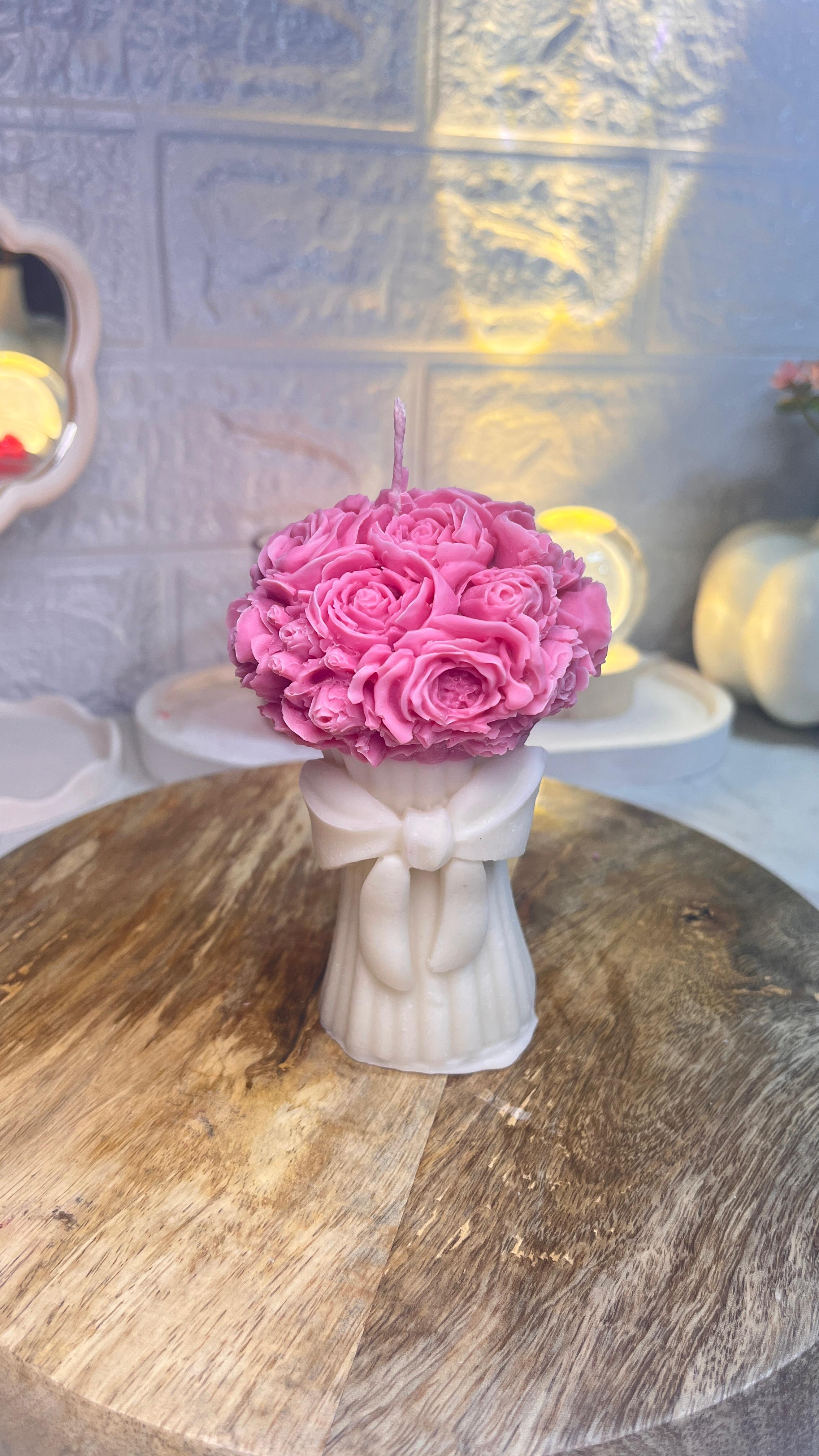 Rose Bouquet Candle